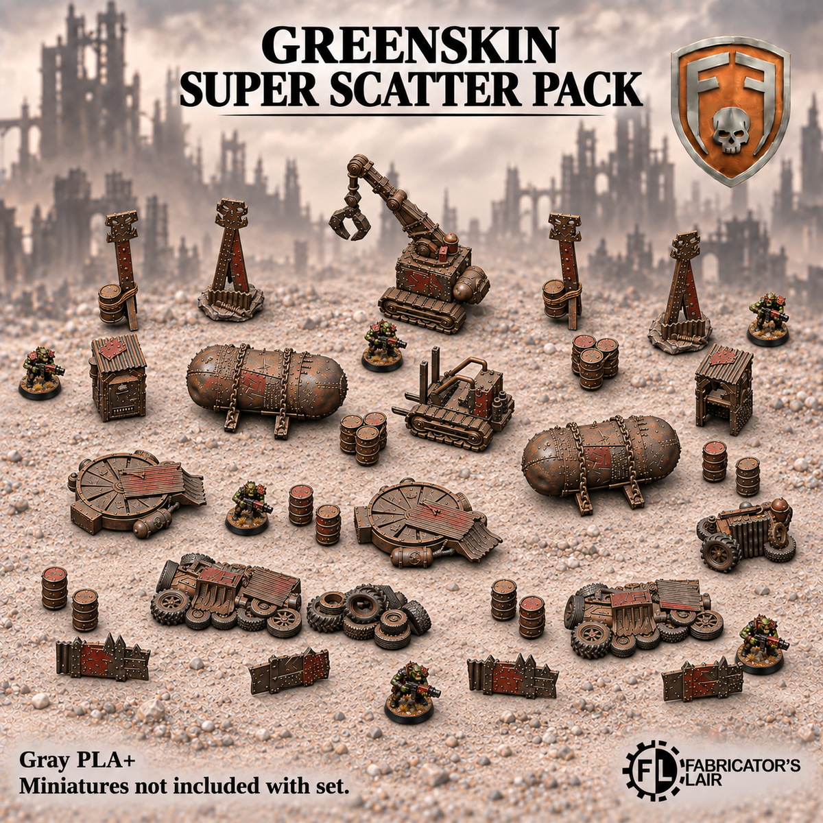 Greenskin Super Scatter Pack, painted example.
