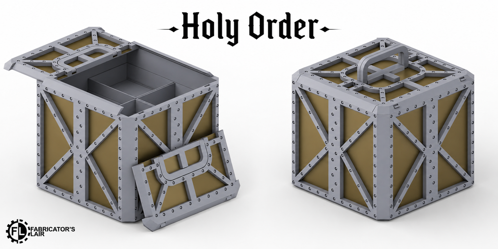 Holy Order Convent Foldable Modular Ruins | 11th Edition Compatible Terrain | 28mm - 32mm Grimdark Sci-Fi Terrain for Tabletop Wargaming