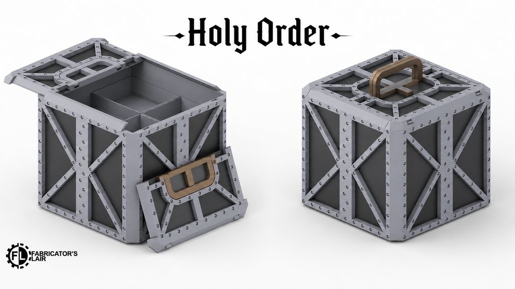 11th Edition Compatible Foldable Terrain Storage Box | Printed in TOUGH PLA+