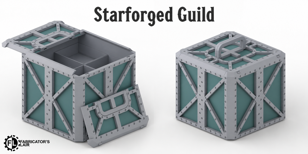 Starforged Guild Foldable Modular Ruins | 11th Edition Compatible Terrain | 28mm - 32mm Grimdark Sci-Fi Terrain for Tabletop Wargaming
