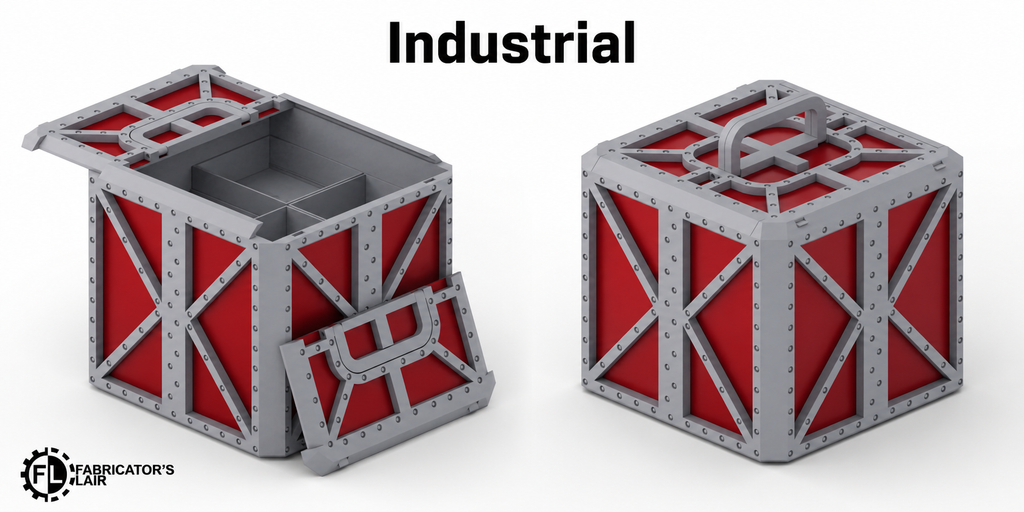 Industrial Sector Foldable Modular Ruins | 11th Edition Compatible Terrain | 28mm - 32mm Grimdark Sci-Fi Terrain for Tabletop Wargaming