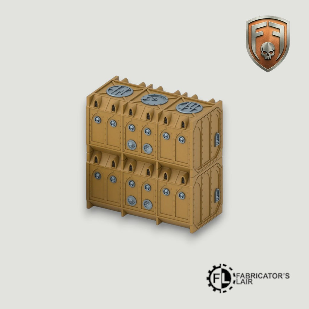 Gothic Cathedral Foldable Modular Ruins | 28mm - 32mm Grimdark Sci-Fi Terrain for Tabletop Wargaming