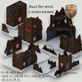 Greenskin Scrap-Fort Foldable Modular Ruins | 11th Edition Compatible | 28mm - 32mm Grimdark Sci-Fi Terrain for Tabletop Wargaming