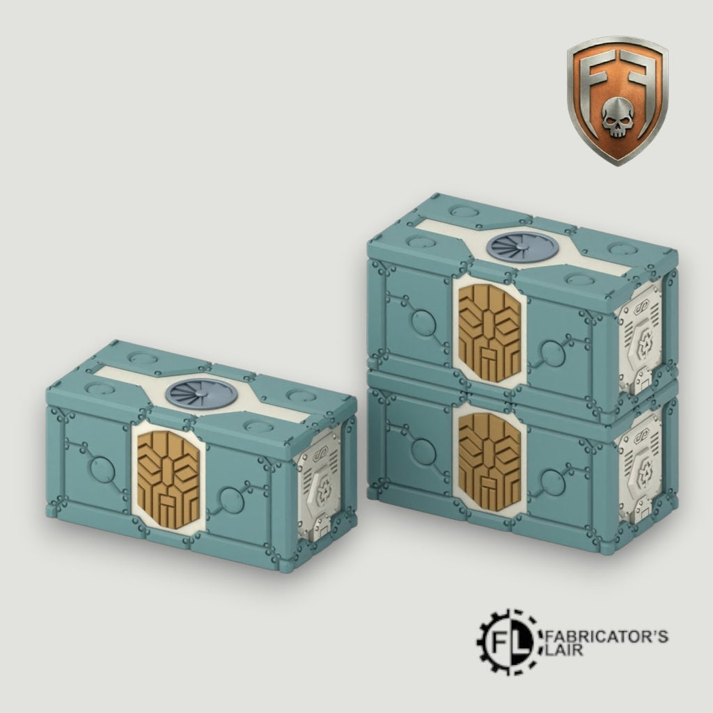Starforged Guild Foldable Modular Ruins | 28mm - 32mm Grimdark Sci-Fi Terrain for Tabletop Wargaming