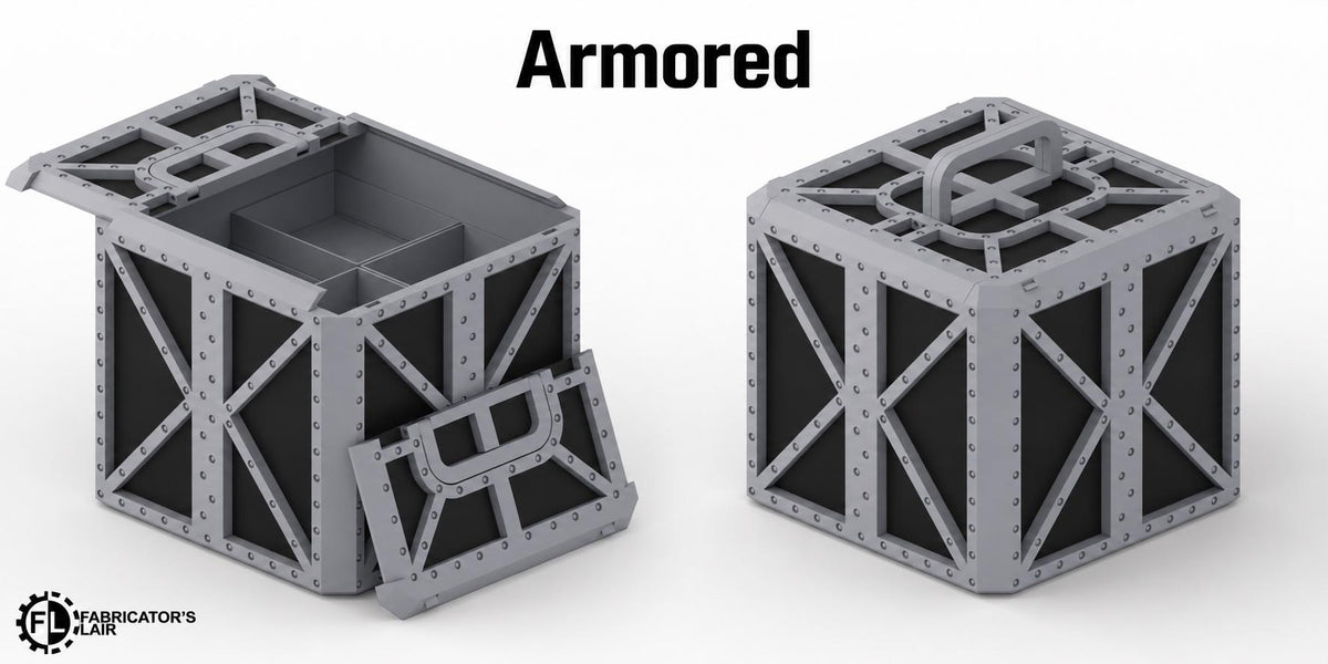 11th Edition Competitive Folding Terrain - Armored Sector Ruins | Ready to Play | Color & Storage Box Options | High Durability and Quality