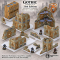 11th Edition Competitive Folding Terrain - Gothic Cathedral | Ready to Play | Color & Storage Box Options | High Durability and Quality