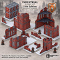 11th Edition Competitive Folding Terrain - Industrial Sector | Ready to Play | Color & Storage Box Options | High Durability and Quality
