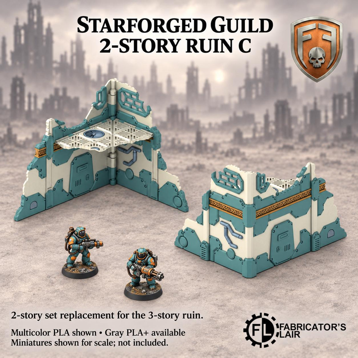 11th Edition Competitive Folding Terrain - Starforged Guild | Ready to Play | Color & Storage Box Options | High Durability and Quality