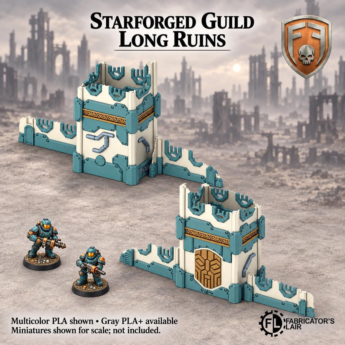 11th Edition Competitive Folding Terrain - Starforged Guild | Ready to Play | Color & Storage Box Options | High Durability and Quality