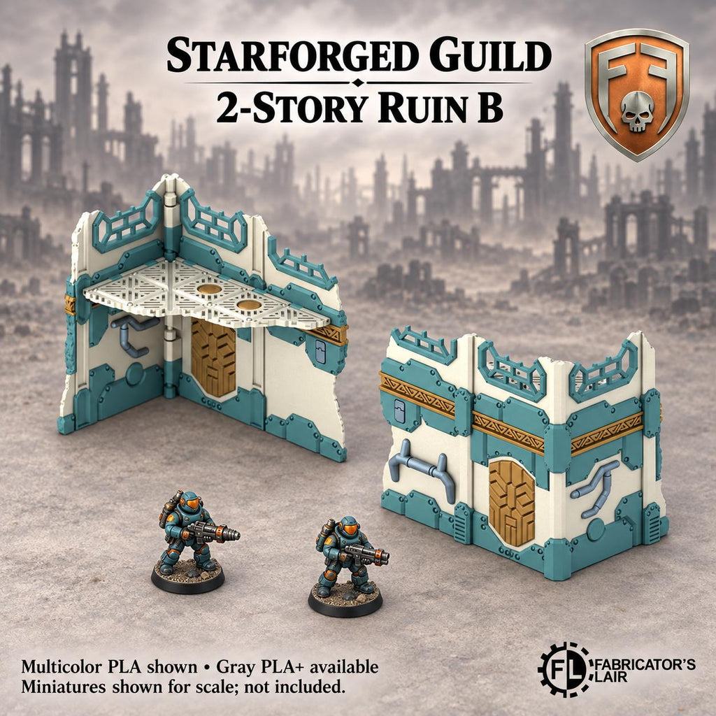 11th Edition Competitive Folding Terrain - Starforged Guild | Ready to Play | Color & Storage Box Options | High Durability and Quality