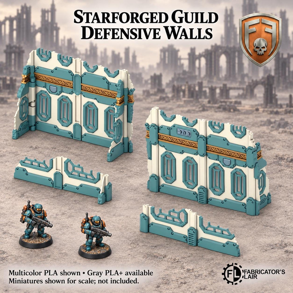 11th Edition Competitive Folding Terrain - Starforged Guild | Ready to Play | Color & Storage Box Options | High Durability and Quality