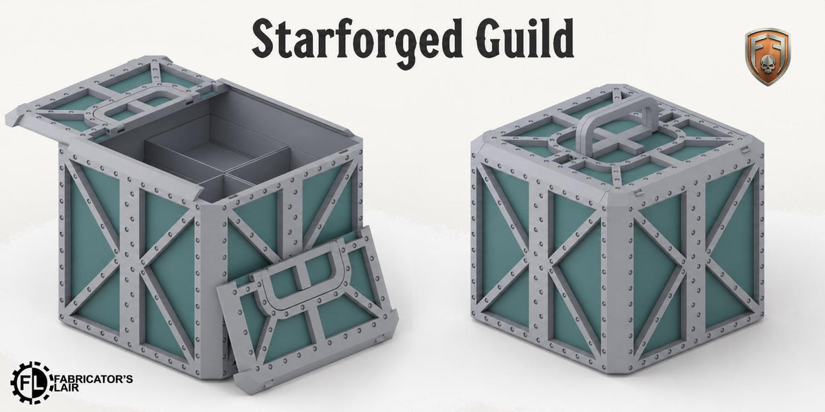 11th Edition Compatible Foldable Terrain Storage Box | Printed in TOUGH PLA+