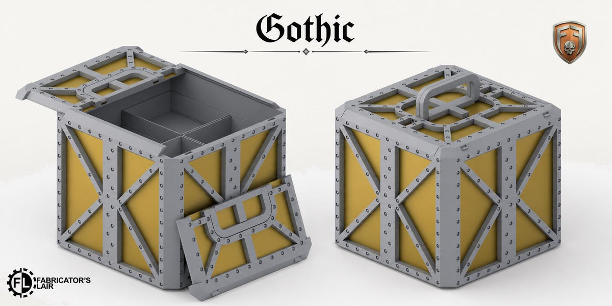11th Edition Compatible Foldable Terrain Storage Box | Printed in TOUGH PLA+