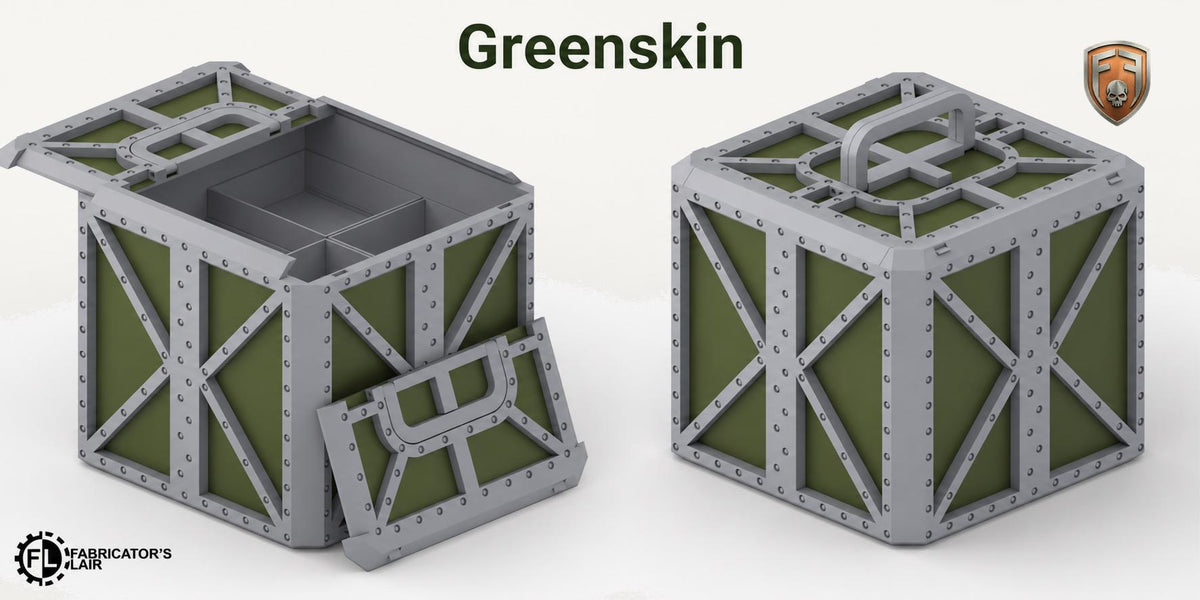 11th Edition Compatible Foldable Terrain Storage Box | Printed in TOUGH PLA+